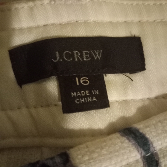 COPY - J Crew Size 16 Floral Cropped Womans Pants - Picture 7 of 7